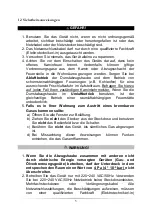 Preview for 5 page of GERATEK Burgos DH1206B Instruction Manual