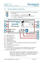 Предварительный просмотр 73 страницы GERATHERM 820658 Instructions For Use Manual