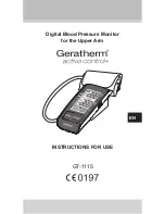 Предварительный просмотр 1 страницы GERATHERM Active Control+ Instructions For Use Manual