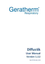 Preview for 1 page of GERATHERM Diffustik User Manual