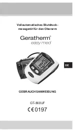 Предварительный просмотр 3 страницы GERATHERM easy med Manual