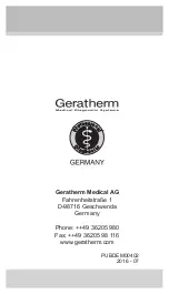 Предварительный просмотр 180 страницы GERATHERM easy med Manual