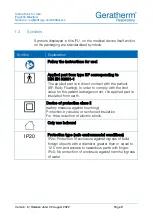 Preview for 9 page of GERATHERM Ergostik Blueflow Instructions For Use Manual