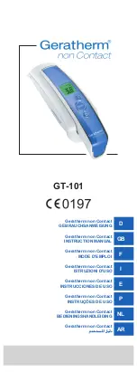 GERATHERM GT-101 Instruction Manual preview