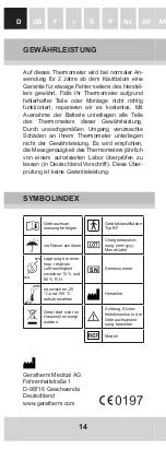 Preview for 16 page of GERATHERM GT-101 Instruction Manual