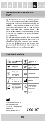 Preview for 112 page of GERATHERM GT-101 Instruction Manual