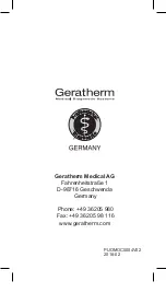 Preview for 112 page of GERATHERM Oxy Control Manual