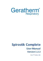 GERATHERM Spirostik Complete User Manual preview