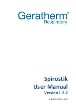 GERATHERM Spirostik User Manual preview