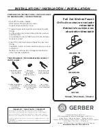 Gerber 40-445-W Installation preview