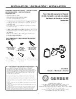 Preview for 1 page of Gerber 43-071-61 Installation Instructions Manual