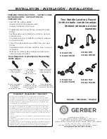 Preview for 1 page of Gerber C0-44-105 Installation Instructions