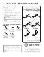 Gerber C0-44-333 Installation Instructions предпросмотр