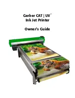 Preview for 1 page of Gerber CAT UV Owner'S Manual