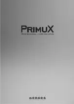 Предварительный просмотр 1 страницы Gerdes PrimuX Manual