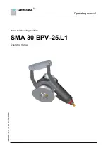 Gerima SMA 30 BPV-25.L1 Operating Manual preview