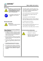 Preview for 12 page of Gerima SMT 30 AER-14.G1 Operating Manual