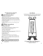 Предварительный просмотр 2 страницы Germ Guardian GG3000B Use & Care Instructions Manual