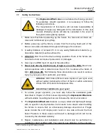 Preview for 5 page of German Light Product impression Wash One Instruction Manual