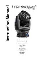 German Light Products IMPRESSIONX4S Instruction Manual предпросмотр