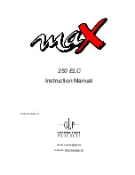 German Light Products Max 250 ELC Instruction Manual preview