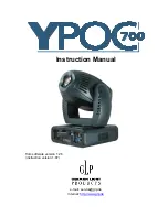 Предварительный просмотр 1 страницы German Light Products YPOC 700 Instruction Manual