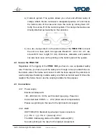 Предварительный просмотр 8 страницы German Light Products YPOC 700 Instruction Manual