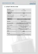 Preview for 13 page of German Physiks DDD-Manufactur Ultimate User Manual