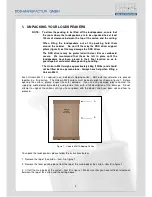 Preview for 2 page of German Physiks Unicorn Mk II Unpacking Instructions