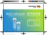 Preview for 1 page of German pool auto-vacuum canister Series Operating Instructions Manual