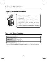 Предварительный просмотр 11 страницы German pool BLG-310 User Manual