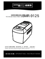 Preview for 1 page of German pool BMR-9125 Operating Instructions Manual