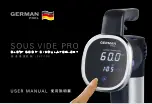 German pool SOUS VIDE PRO User Manual preview