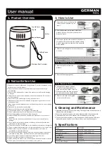 Preview for 2 page of German pool VFJ-250 User Manual