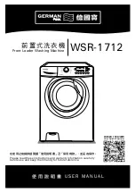 Предварительный просмотр 1 страницы German pool WSR-1712 User Manual