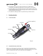 Предварительный просмотр 2 страницы Germana-A AIR-FORCE SLR REAR Instruction Manual