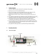 Предварительный просмотр 2 страницы Germana-A AIR-FORCE SLR Instruction Manual