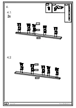 Предварительный просмотр 22 страницы GERMANIA WERK Schoner Wohnen 2418 Assembly Instruction Manual