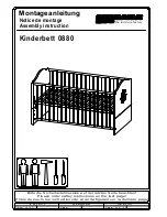 Germania Kinderbett 0880 Assembly Instructions Manual preview