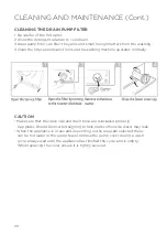 Предварительный просмотр 22 страницы GERMANICA GFW900AU80 Instruction Manual