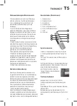 Preview for 5 page of Germany Motions TWINMOT T5 Instruction Manual