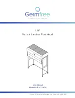 Germfree LAF User Manual предпросмотр