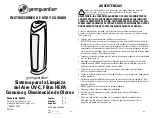 Предварительный просмотр 15 страницы Germguardian AC5000 Use & Care Instructions Manual