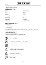 Preview for 14 page of Gern Pro DAN0803 Instruction Manual