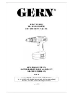 Gern DAN0700 Instructions For Use Manual preview