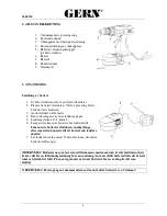 Preview for 9 page of Gern DAN0700 Instructions For Use Manual