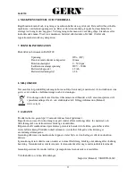 Preview for 11 page of Gern DAN0700 Instructions For Use Manual