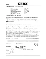 Preview for 16 page of Gern DAN0700 Instructions For Use Manual