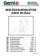 Preview for 1 page of Gerni 240A Hi-flow Operating Manual