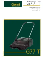 Gerni G77 T Operating Manual preview